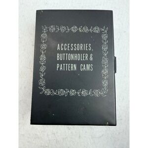 Vintage Sears Kenmore Sewing Machine Buttonholer Pattern Cams Accessories Case